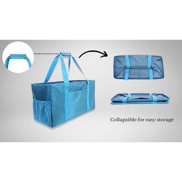 "CUSTOM"  Multipurpose Utility Tote - Jade Teal - Picture 9 of 16